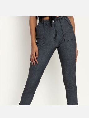 Blackmilk High-Waist Cuffed Pants